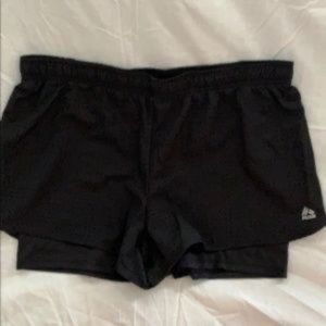 RBX black workout short with inner layer
